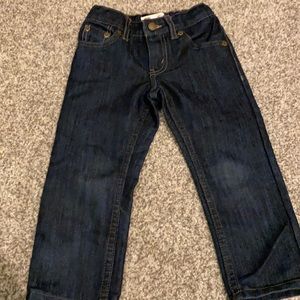 Dark blue Levi’s 511 toddler jeans